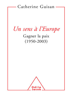 cover image of Un sens à l'Europe